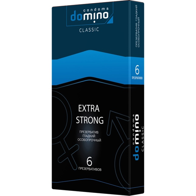 Суперпрочные презервативы DOMINO Classic Extra Strong - 6 шт - Domino Classic