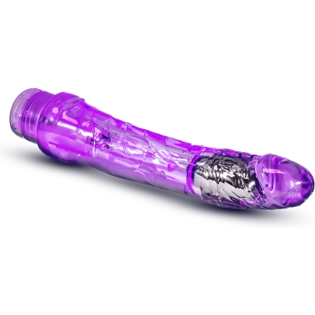 Фиолетовый вибратор-реалистик Mambo Vibe - 22,8 см - Naturally Yours. Фотография 2.