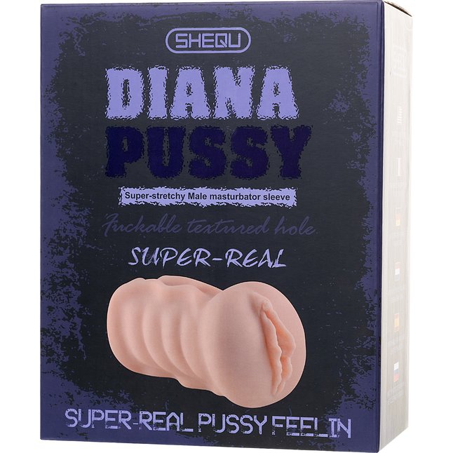 Реалистичный мастурбатор-вагина Diana. Фотография 7.