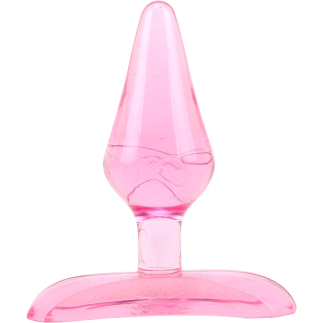 Розовая анальная пробка Gum Drops Plug - 6,6 см