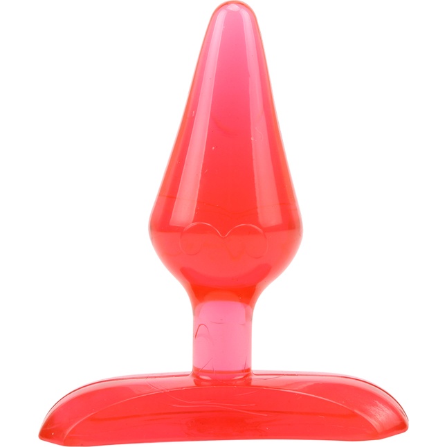 Красная анальная пробка Gum Drops Plug - 6,6 см - Mis Sweet