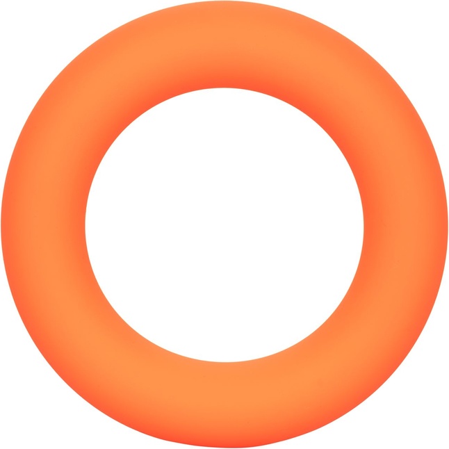 Оранжевое эрекционное кольцо Link Up Ultra-Soft Verge - Rings!