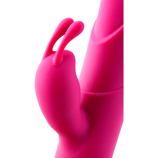 Розовый вибратор-кролик 10-SPEED FLORAL FANTASY - 22 см - Vibes of Love. Фотография 4.