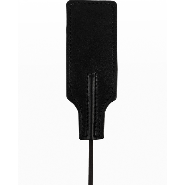 Черный классический стек с петлёй - 63 см - BDSM Арсенал. Фотография 5.