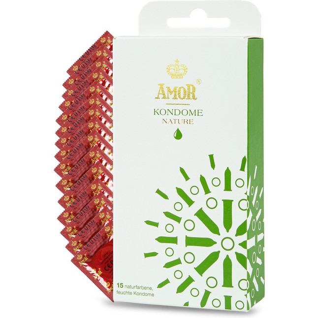 Классические презервативы AMOR Nature - 15 шт