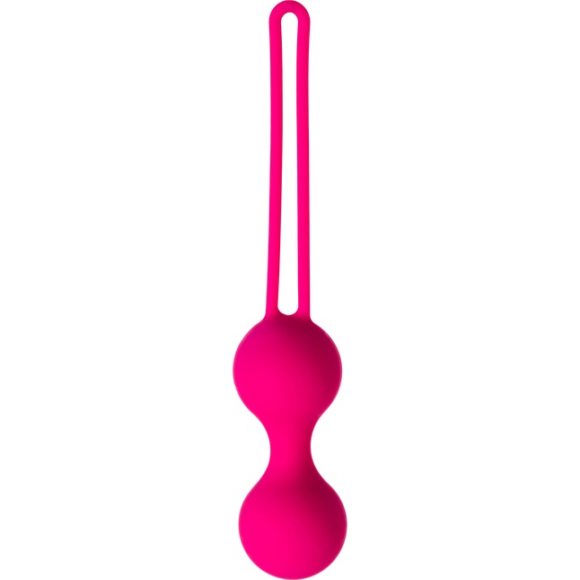Набор из 3 розовых вагинальных шариков со шнурком. Фотография 3.