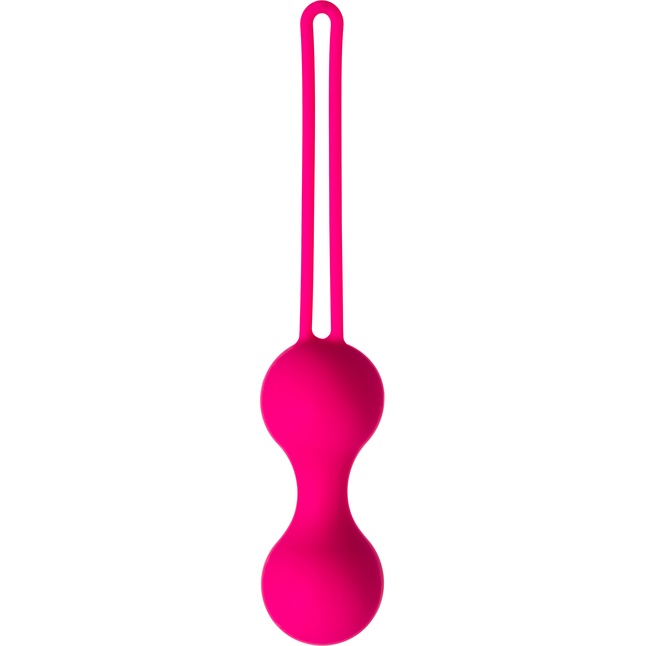 Набор из 3 розовых вагинальных шариков со шнурком. Фотография 5.
