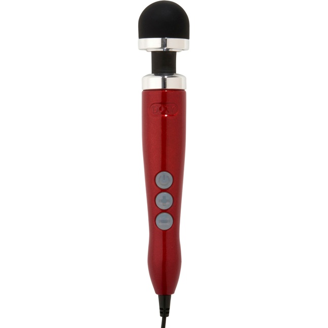 Красный вибратор Doxy Number 3 - 28 см