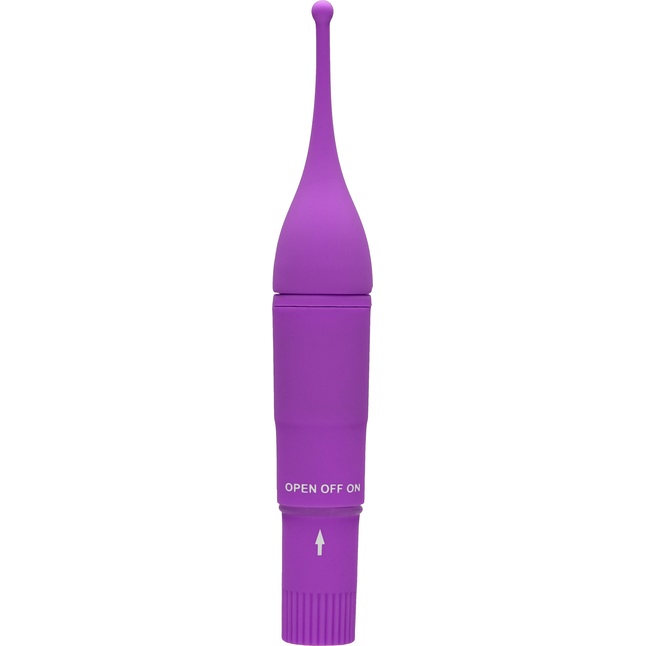 Фиолетовый клиторальный вибромассажер Clitoral Tickler - 16,2 см - GC   