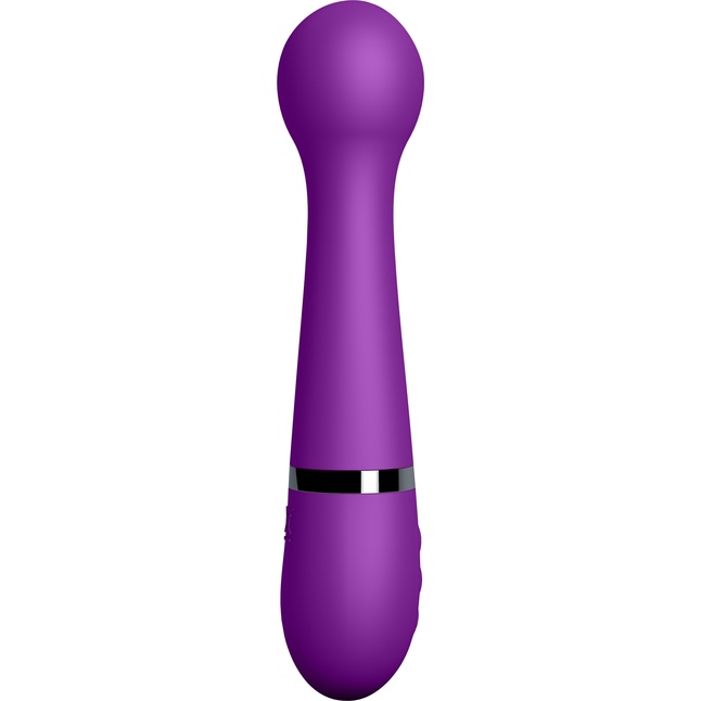Фиолетовый вибромассажер Kegel Wand - 18,5 см - Sexercise. Фотография 3.