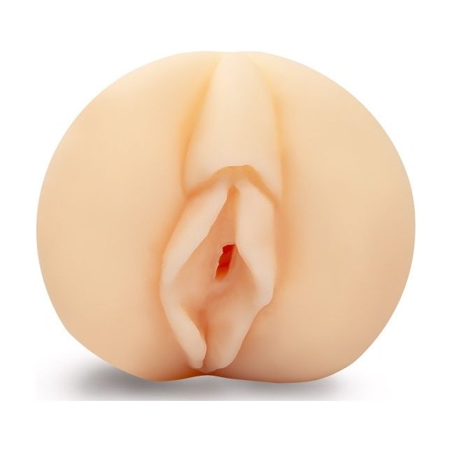 Телесный мастурбатор-вагина из био-кожи. Фотография 2.