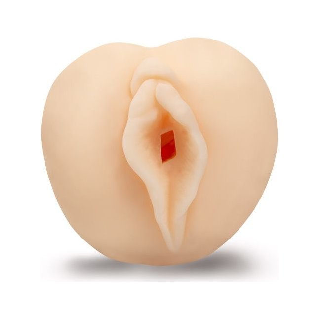 Нежный телесный реалистичный мастурбатор-вагина. Фотография 2.