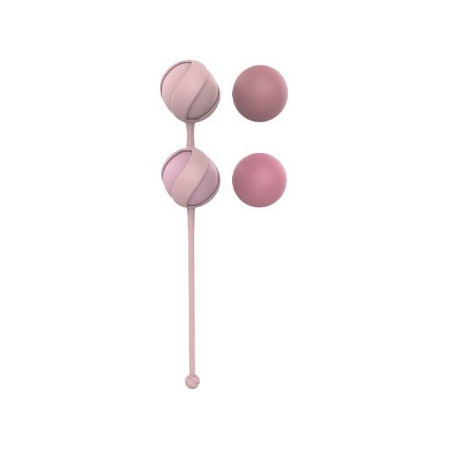 Набор из 4 розовых вагинальных шариков Valkyrie - Love Story. Фотография 2.