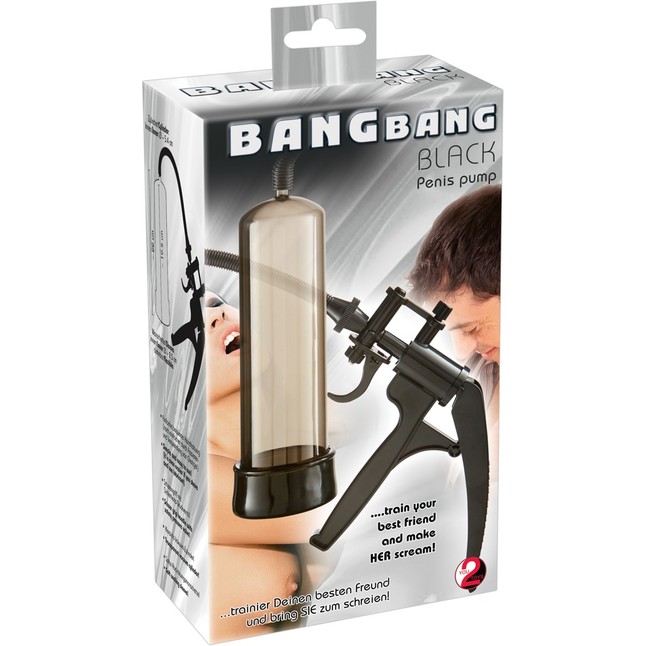 Черная вакуумная помпа Bang Bang - You2Toys. Фотография 4.
