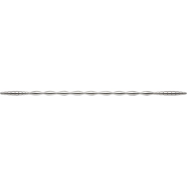 Серебристый уретральный плаг Dip Stick Special - 26,7 см. Фотография 2.