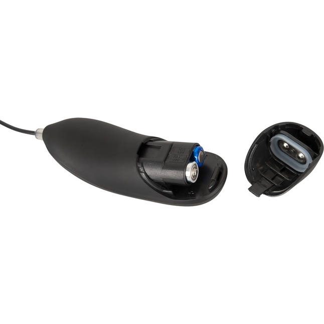 Черная надувная анальная пробка Inflatable Vibrating Butt Plug - 12,2 см - You2Toys. Фотография 4.