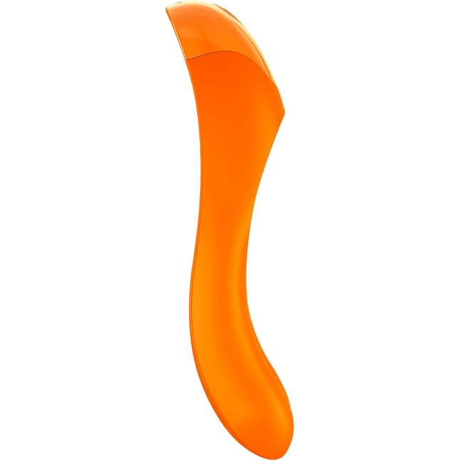 Оранжевый универсальный унисекс вибростимулятор Candy Cane. Фотография 3.
