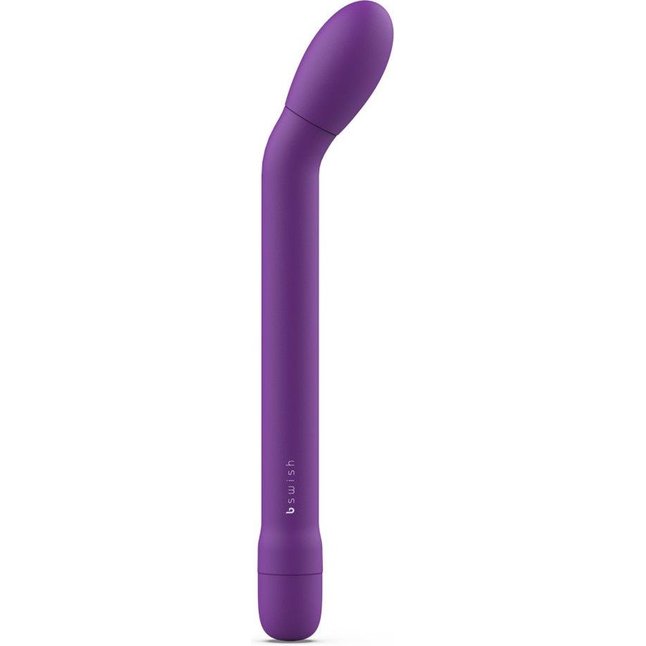 Фиолетовый G-стимулятор с вибрацией Bgee Classic - 18 см