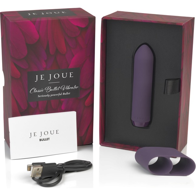 Фиолетовая вибропуля Je Joue Classic Bullet Vibrator - 9 см. Фотография 6.