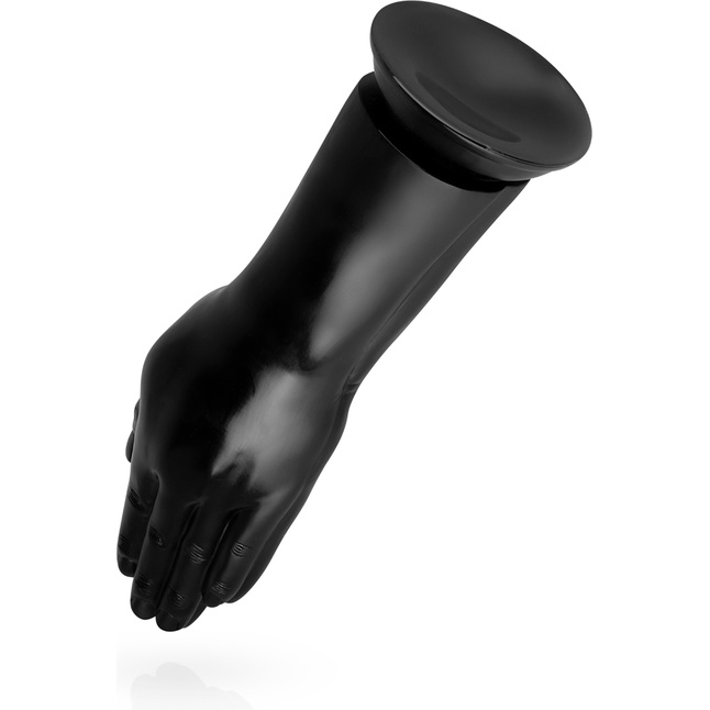 Черный стимулятор Double Trouble Fisting Dildo - 30,7 см - BUTTR. Фотография 5.