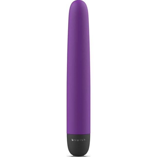 Фиолетовый классический вибратор Bgood Classic - 18 см
