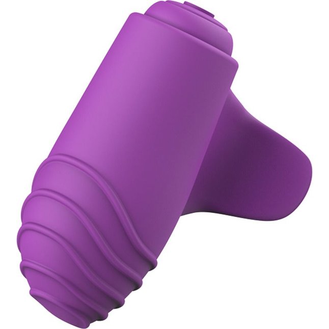 Фиолетовый вибростимулятор на пальчик Bteased Basic Finger Vibrator. Фотография 4.