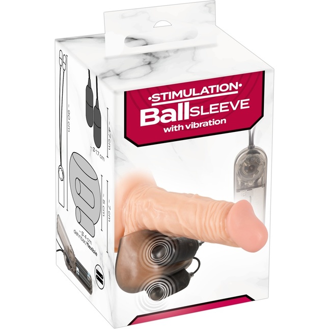 Вибратор для яичек Ball Sleeve with Vibration - You2Toys. Фотография 8.