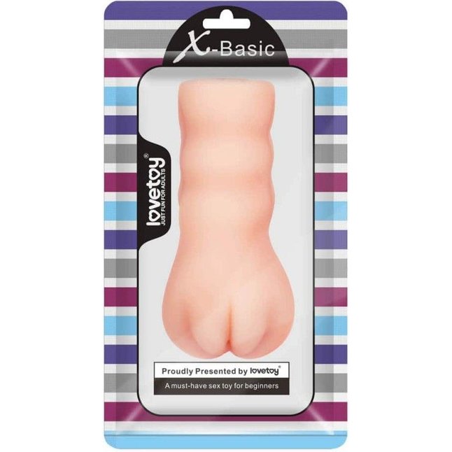 Телесный мастурбатор-вагина X-Basic Pocket Pussy. Фотография 3.