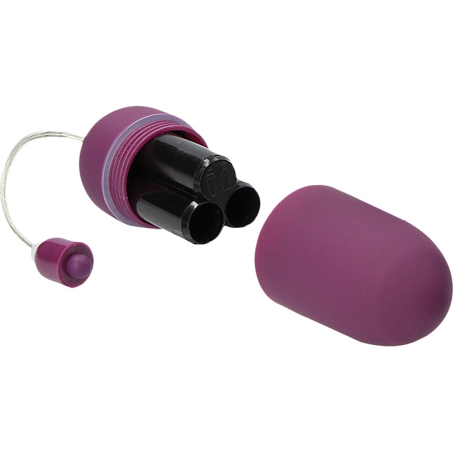 Фиолетовое гладкое виброяйцо Vibrating Egg - 8 см - Shots Toys. Фотография 3.