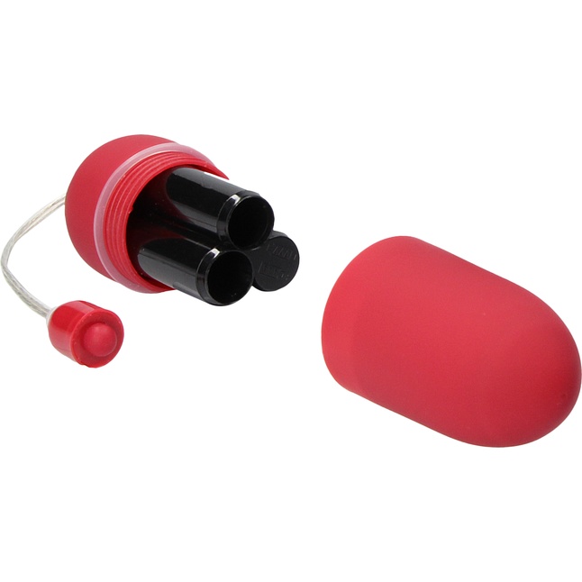Красное гладкое виброяйцо Vibrating Egg - 8 см - Shots Toys. Фотография 3.