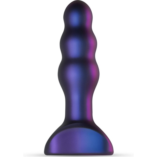 Фиолетовая анальная виброелочка Space Invader - 13,9 см - Hueman