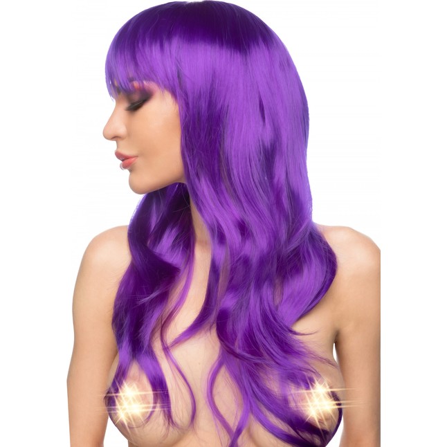 Фиолетовый парик Азэми - 964-XX - Парики. Фотография 2.
