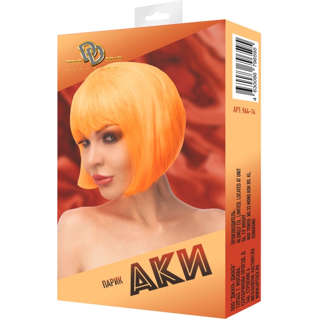 Оранжевый парик Аки - 964-XX - Парики. Фотография 3.
