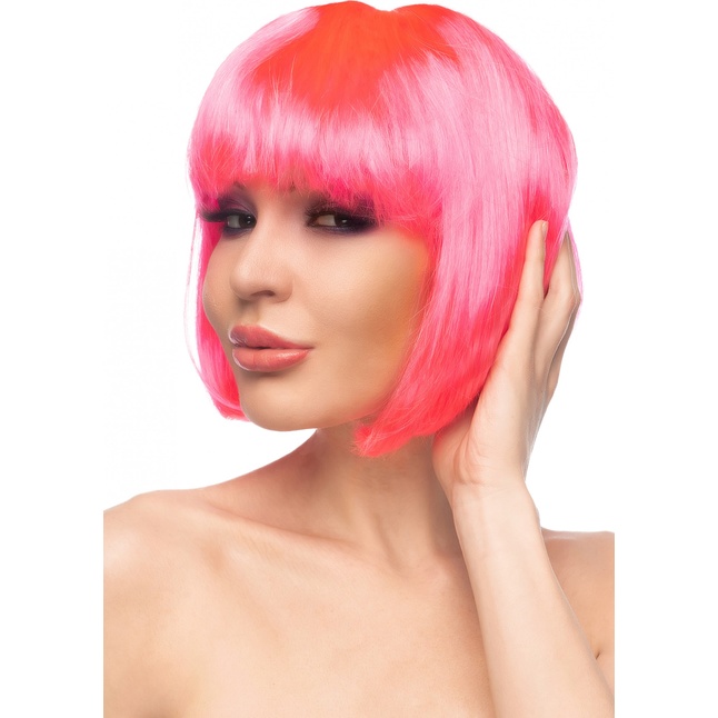Ярко-розовый парик Ахира - 964-XX - Парики. Фотография 2.