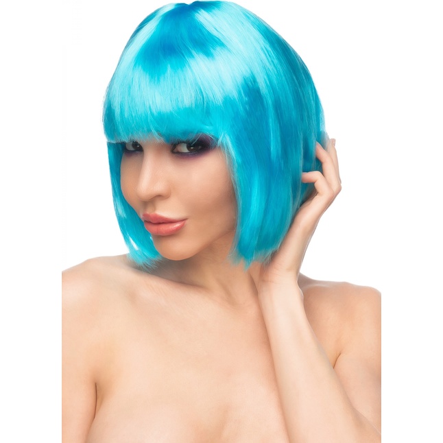 Голубой парик Сора - 964-XX - Парики. Фотография 2.