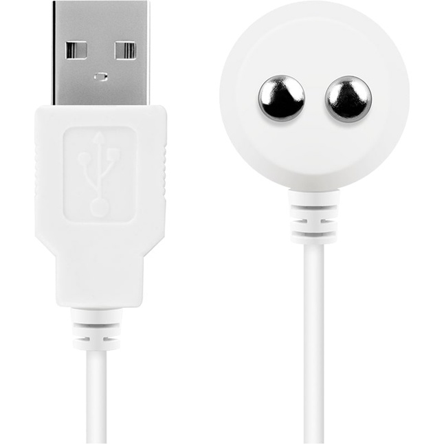 Белый магнитный кабель для зарядки Satisfyer USB Charging Cable