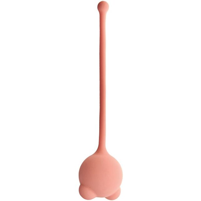 Персиковый вагинальный шарик Omicron - Lyra collection