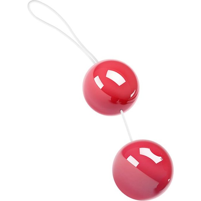 Розовые двойные вагинальные шарики с петелькой. Фотография 3.