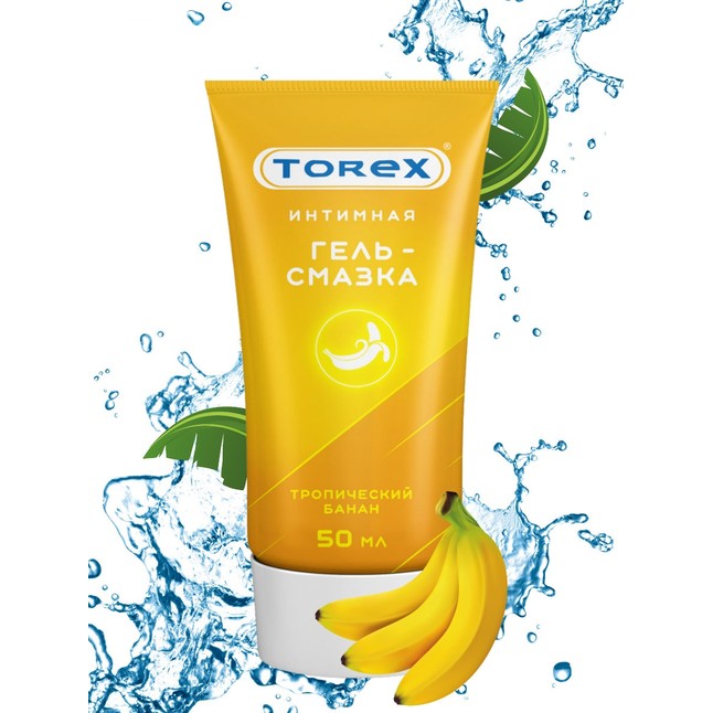 Смазка на водной основе TOREX Тропический банан - 50 мл