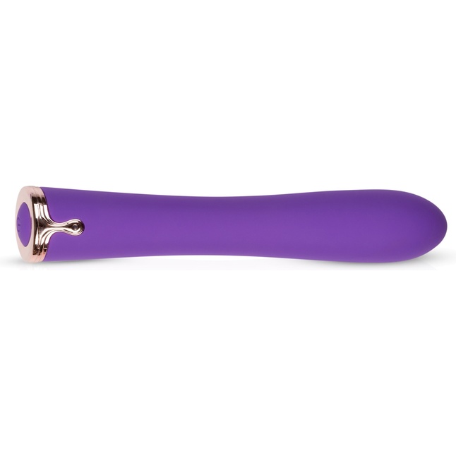 Фиолетовый вибратор The Duchess Thumping Vibrator - 20 см - Royals. Фотография 2.