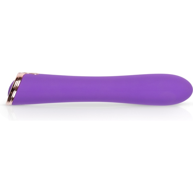 Фиолетовый вибратор The Duchess Thumping Vibrator - 20 см - Royals. Фотография 4.