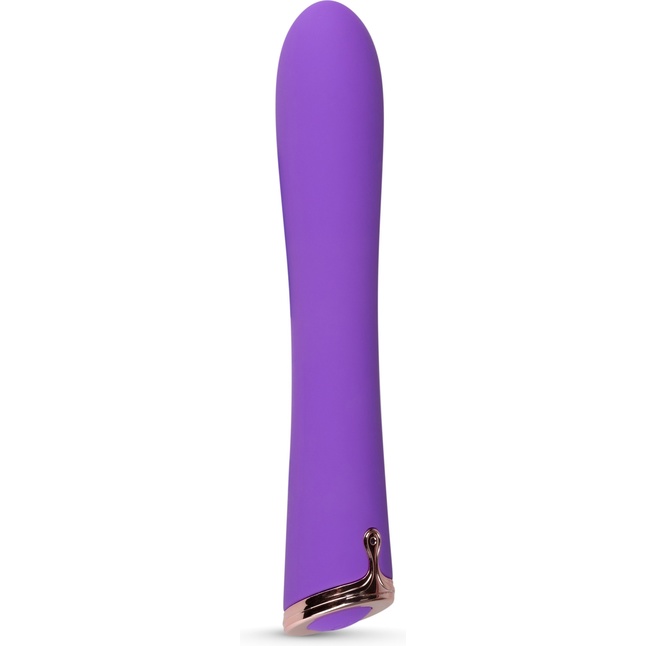 Фиолетовый вибратор The Duchess Thumping Vibrator - 20 см - Royals