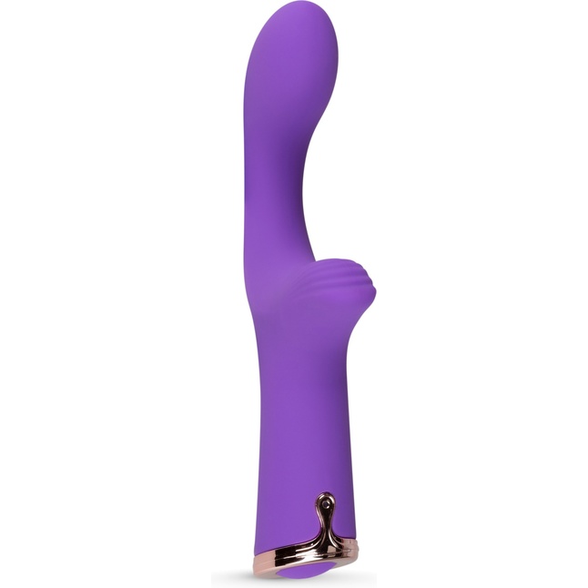 Фиолетовый вибратор The Baroness G-spot Vibrator - 19,5 см - Royals