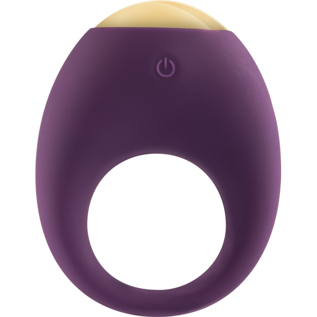 Фиолетовое эрекционное кольцо Eclipse Vibrating Cock Ring - LUZ
