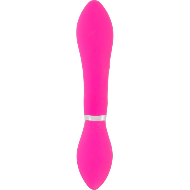 Ярко-розовый вибратор-кролик Bendable Rabbit Vibrator - 19,8 см - Sweet Smile. Фотография 4.