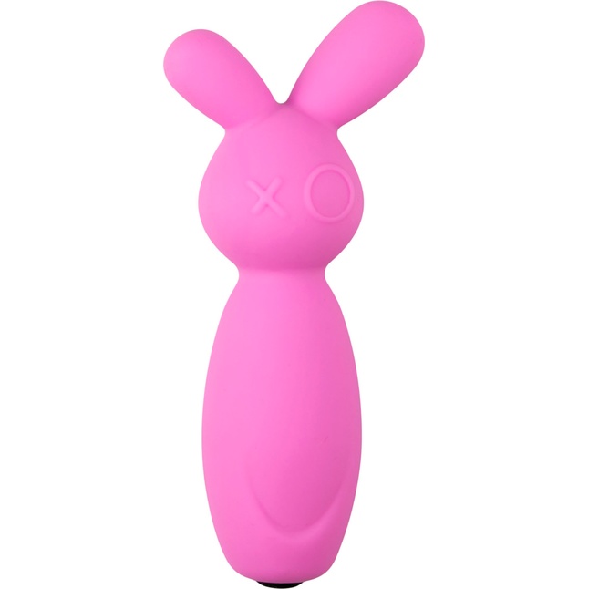 Розовый мини-вибратор Mini Bunny Vibe - 8 см - Mini Vibe Collection