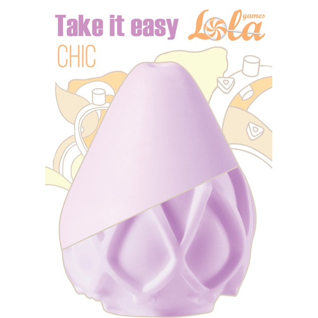 Фиолетовый мастурбатор Chic - Take it easy. Фотография 3.