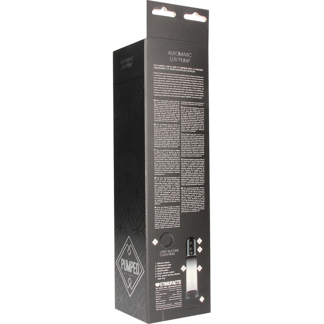 Черная автоматическая вакуумная помпа Premium Automatic Pump Luv Pump - PUMPED. Фотография 8.