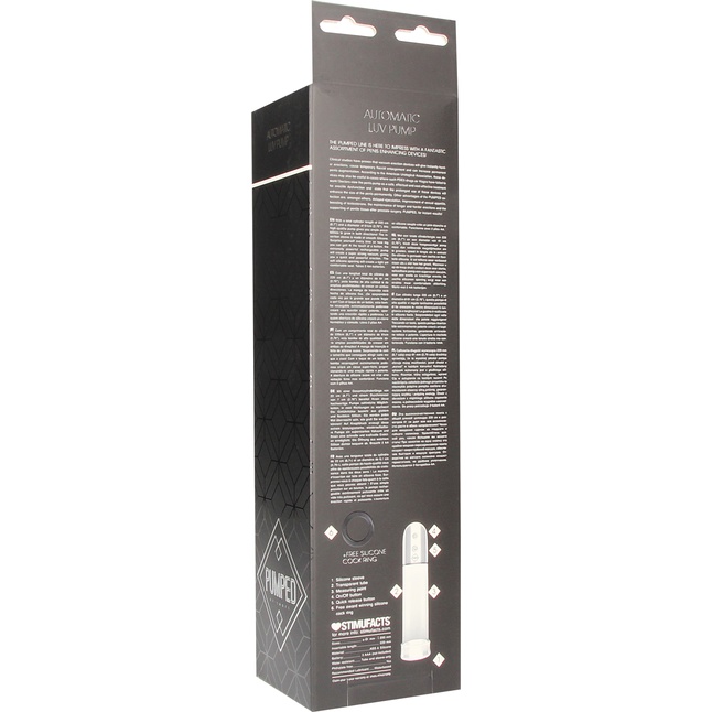 Прозрачная автоматическая вакуумная помпа Premium Automatic Pump Luv Pump - PUMPED. Фотография 7.