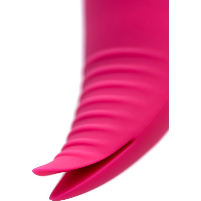 Ярко-розовый многофункциональный стимулятор клитора Blossy. Фотография 10.
